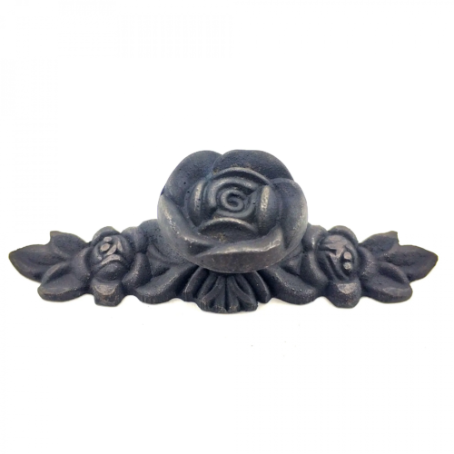 Eco Lounge Antika Tarz Dekoratif Pirinç Gül Düğme - 30x100 mm
