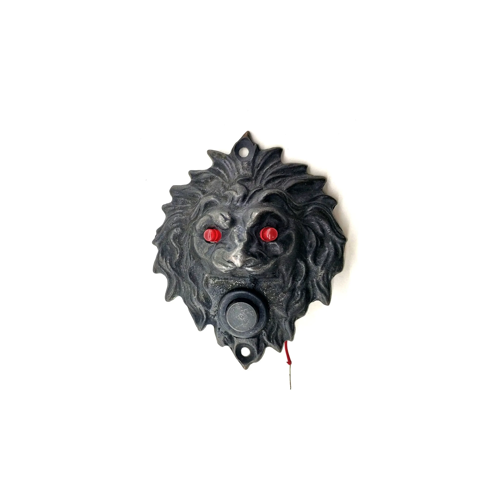 Antika Tarz Dekoratif Pirinç Kapı Zili - 100x78 Mm