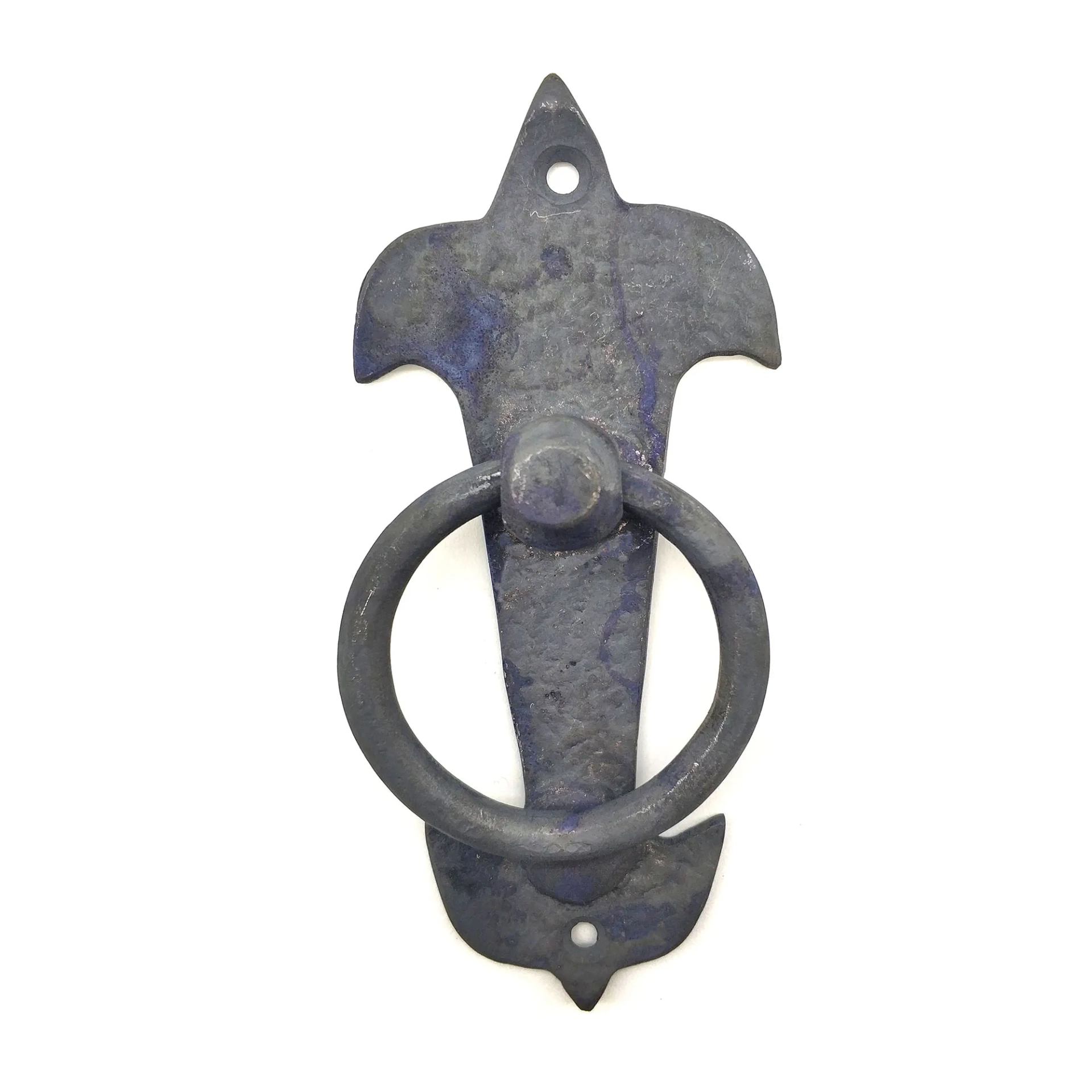 Antika Tarz Dekoratif Pirinç Lale Kapı Halkası - 165x70mm