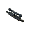 Antika Tarz Dekoratif Pirinç Misket Pencere Kolu - 165x32 Mm
