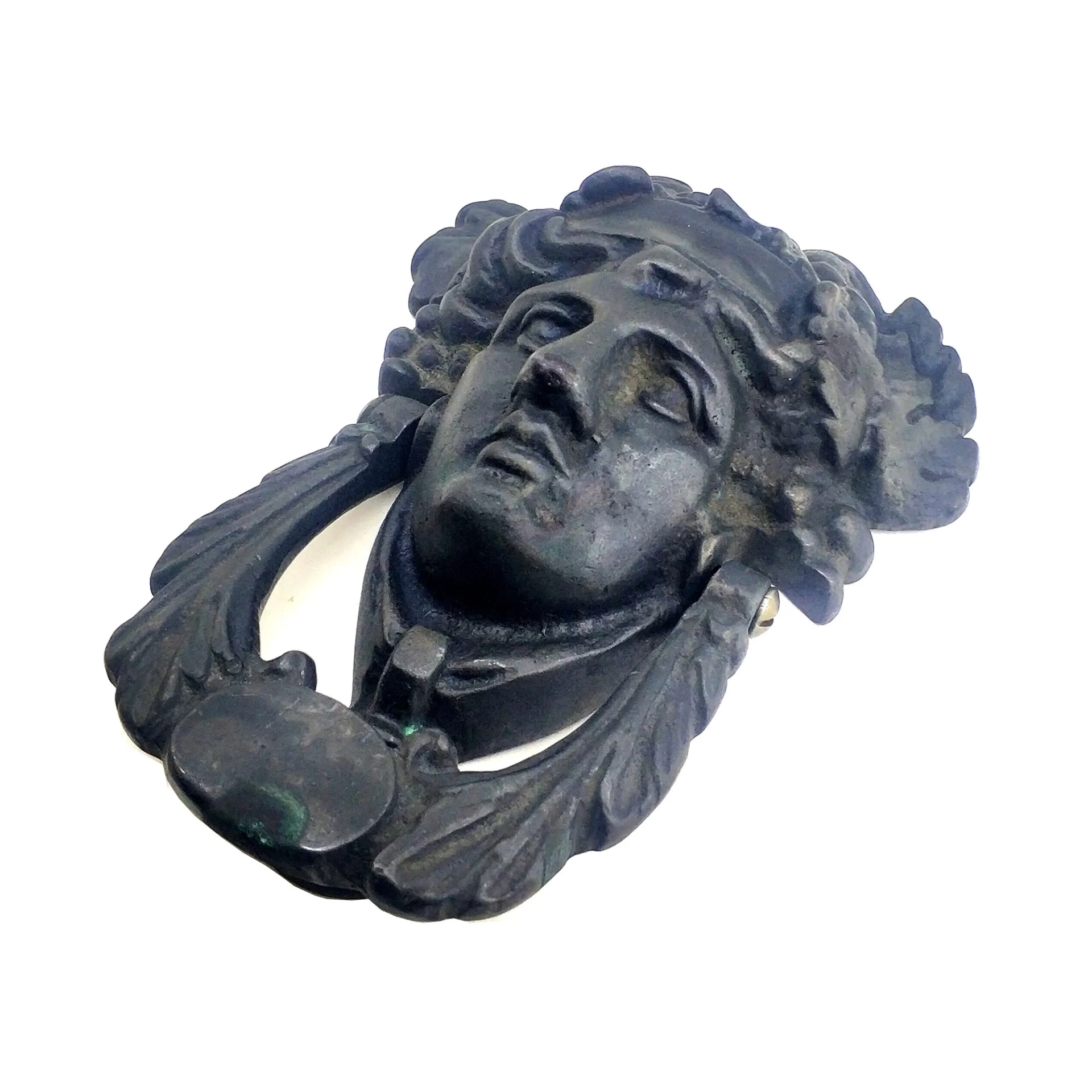 Antika Tarz Dekoratif Pirinç Sezar Kapı Tokmağı