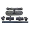 Antika Tarz Dekoratif Pirinç Üstten İspanyolet - 133x40 Mm