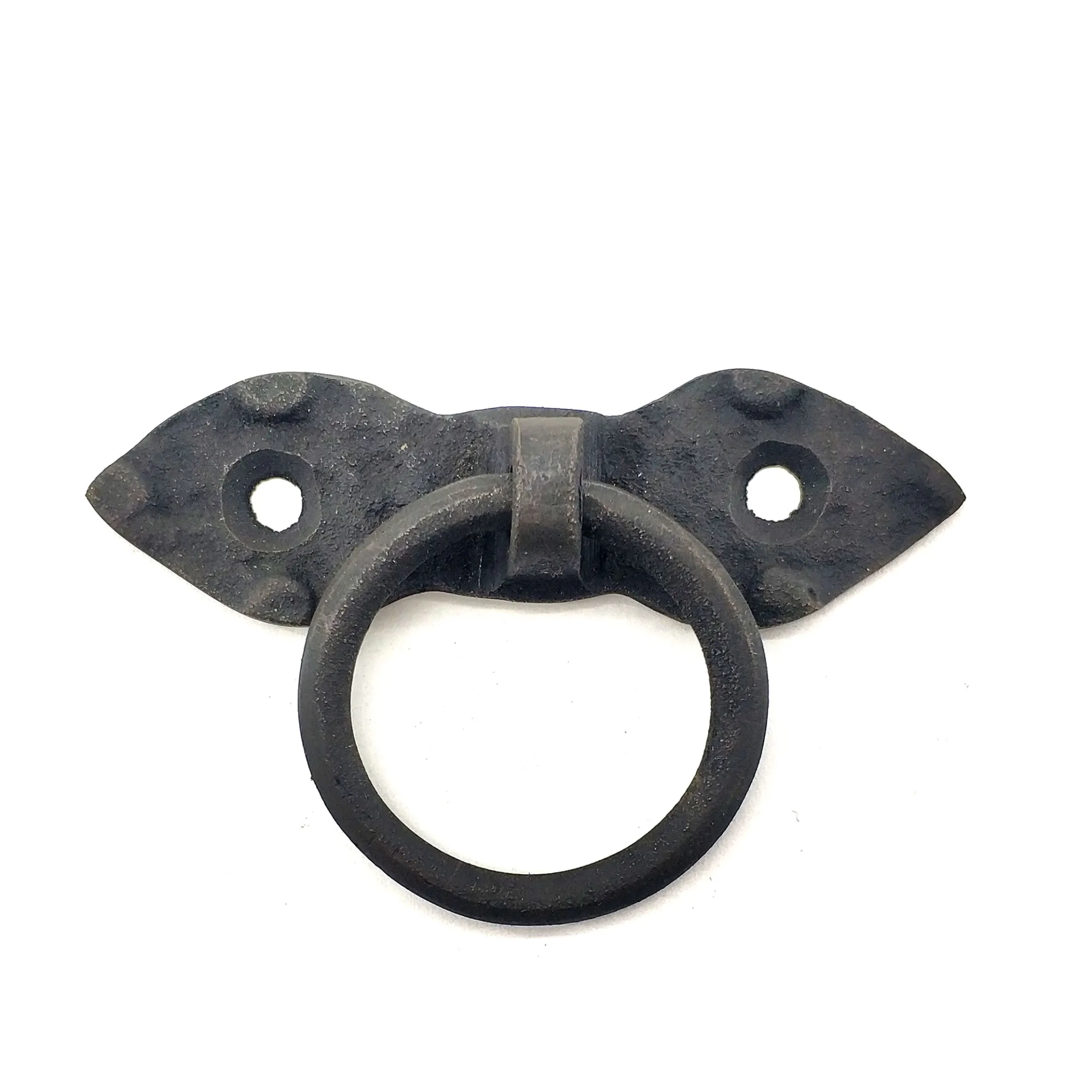 Antika Tarz Dekoratif Pirinç Yaprak Mobilya Kulbu