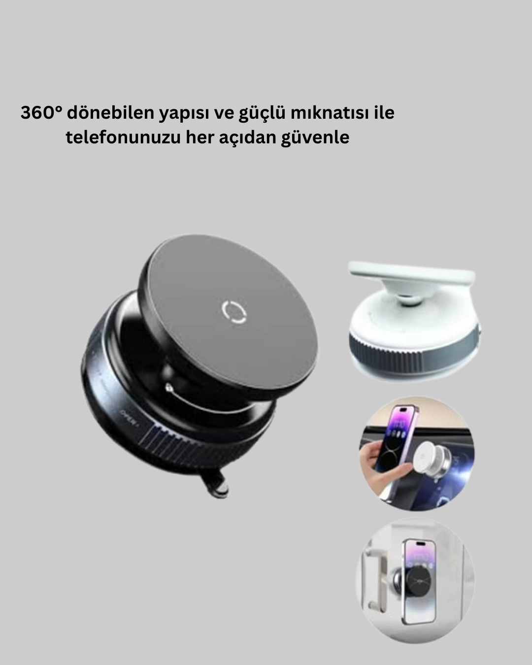 Arac Ici Manyetik Telefon Tutucu 360 Doner Vakumlu Stand 287487835 Sw1080sh1350 700x875 Araç İçi Manyetik Telefon Tutucu 360° Döner Vakumlu Stand najmaddin.com K009 araç telefon tutucusu