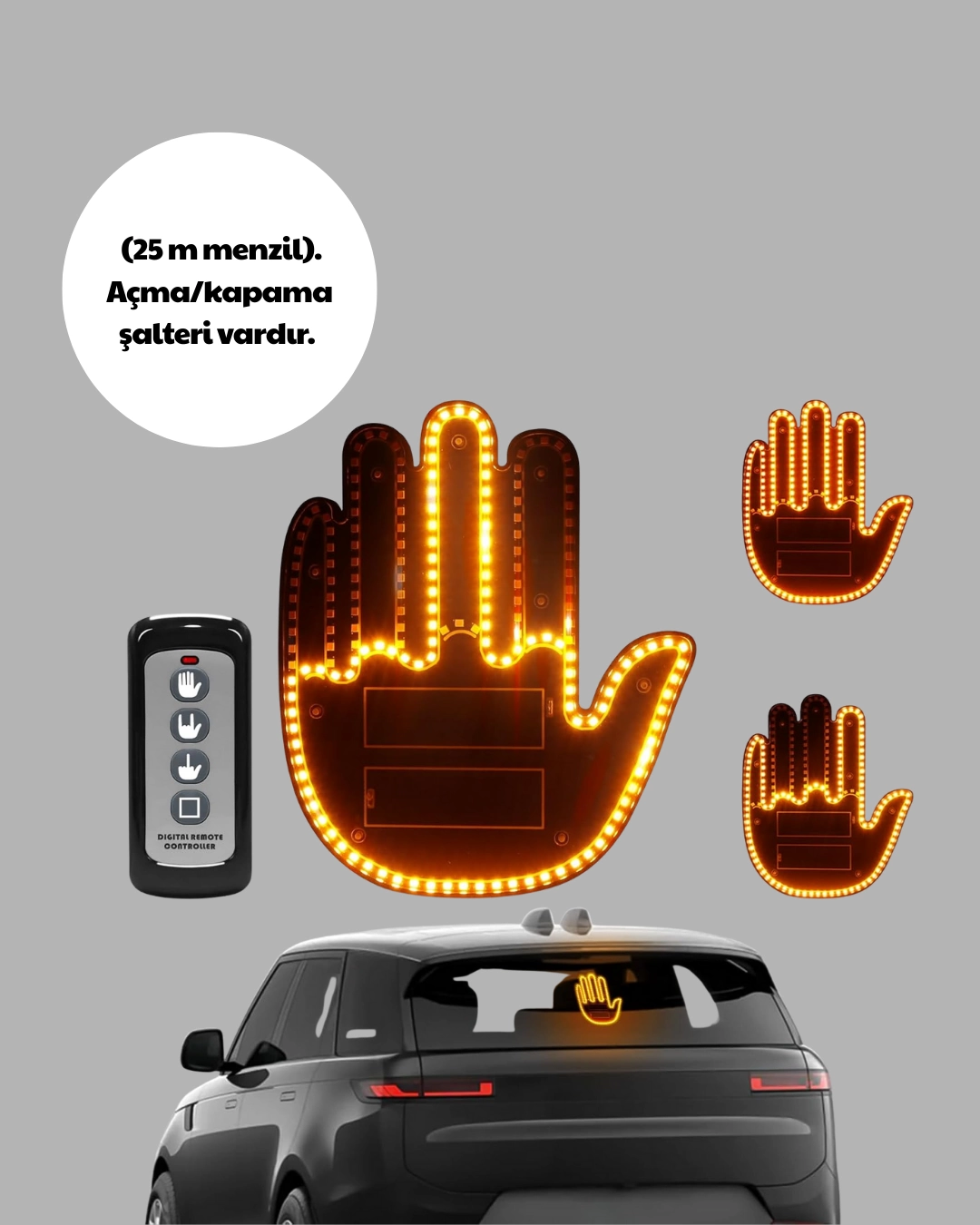 Arac Icin Eglenceli Led El Isareti Isigi 313500711 Sw1080sh1350 700x875 Araç İçin Eğlenceli LED El İşareti Işığı najmaddin.com sürüş sırasında iletişimi kolaylaştırır ve eğlenceli hale getirir. Üç farklı hareket seçeneği ile sürücülere teşekkür edebilir
