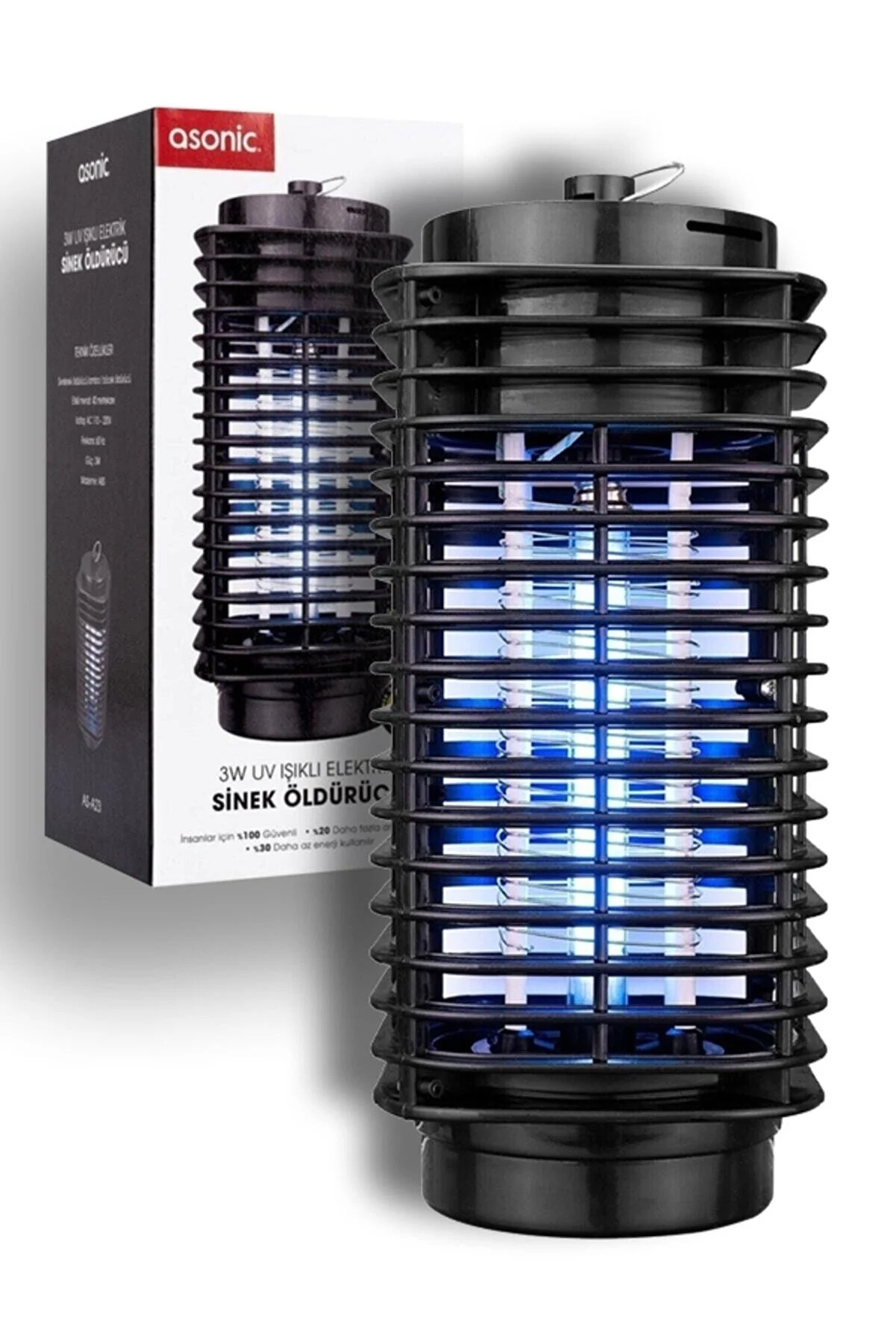 Asonıc As-a23 3w Uv Ultraviole Işıklı Sinek Öldürücü Tuzak Cihazı