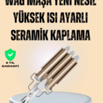 Ayarlanabilir Isılı Bukle Saç Maşası