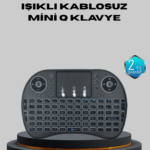 Aydınlatmalı Touchpad’li Q Klavye – Türkçe Karakterli
