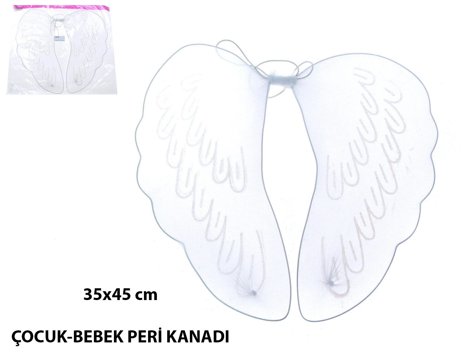 Bebek & Çocuk Peri Kanadı – Kostüm Tamamlayıcı Kanat 35x45 Cm