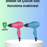 Bebek Dostu Mini Fön – Statik Elektrik Azaltıcı Anion Teknolojisi