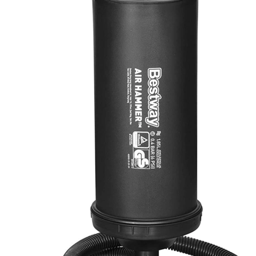 <span style="color:#ff0000;"><span style="font-size:20px;"><strong>Bestway Air Hammer El Pompası 30 cm</strong></span></span><br /><br />Seyahatlerinizde yanınızda kolaylıkla taşıyabileceğiniz çok kullanışlı el pompası.<br /><br />El Pompası ile şişme ürünleri elektrik gereksinimi duymadan her ortamda kolayca şişirin.<br /><br />Kolay kullanım için kompakt dizayn<br /><br />Hızlı pompalama<br /><br />Elastik Hortum.<br /><br />3 farklı başlık ile tüm şişme ürünlere uyum sağlar.<br /><br />Strok Hacmi : 0