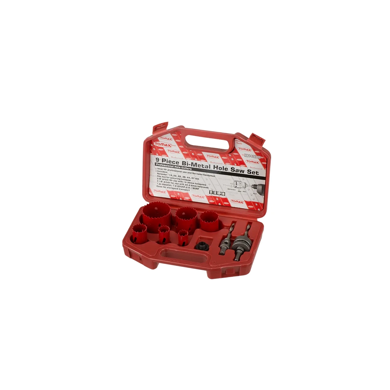 Bi-metal Panç Takımı - 9`lu Set (19-57 Mm)