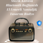 Bluetooth Bağlantılı Taşınabilir Hoparlör – FM/AM Radyo Özellikli