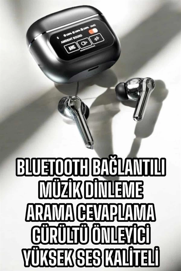 Bluetooth Kulaklik Kablosuz Ekranli Anc Enc Destekli Dokunmatik 216276157 Sw600sh900 Bluetooth Kulaklık Kablosuz Ekranlı ANC/ENC Destekli Dokunmatik najmaddin.com Aktif Gürültü Engelleme (ANC) teknolojisine sahip bu kablosuz kulaklık