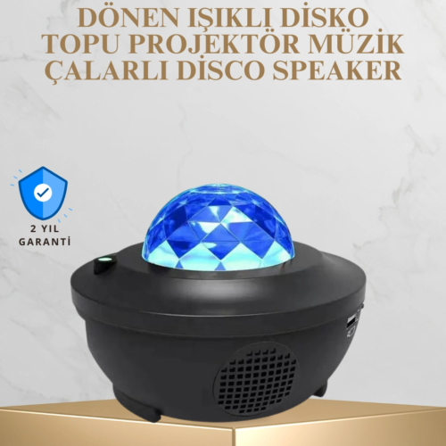 Bluetooth & USB Müzik Çalar Gece Lambası – 50 m² Kapsama