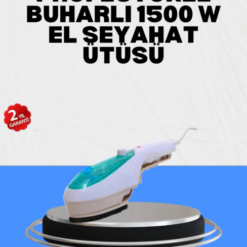 Buharlı Kırışıklık Giderici Pratik Ev ve Seyahat Ütüsü