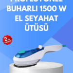 Buharlı Pratik Ütü Seyahat Tipi Kırışıklık Giderici