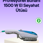 Buharlı Ütü Askıda Kullanım Kolaylığı ile Pratik Çözüm
