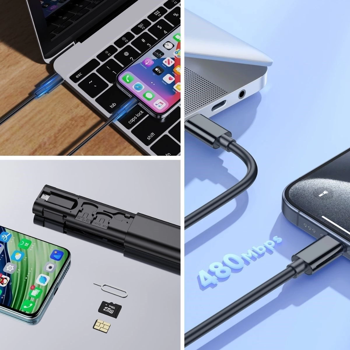 Cep Tipi 60w Bas Ac Type Ciphone Sarjmicro Usb Hizli Sarj Data Kablo Seti 370127633 Sw1200sh1200 700x700 Cep Tipi 60W Bas Aç Type-C,İphone Şarj,Micro USB Hızlı Şarj Data Kablo Seti najmaddin.com Micro USB Hızlı Şarj Data Kablo Seti