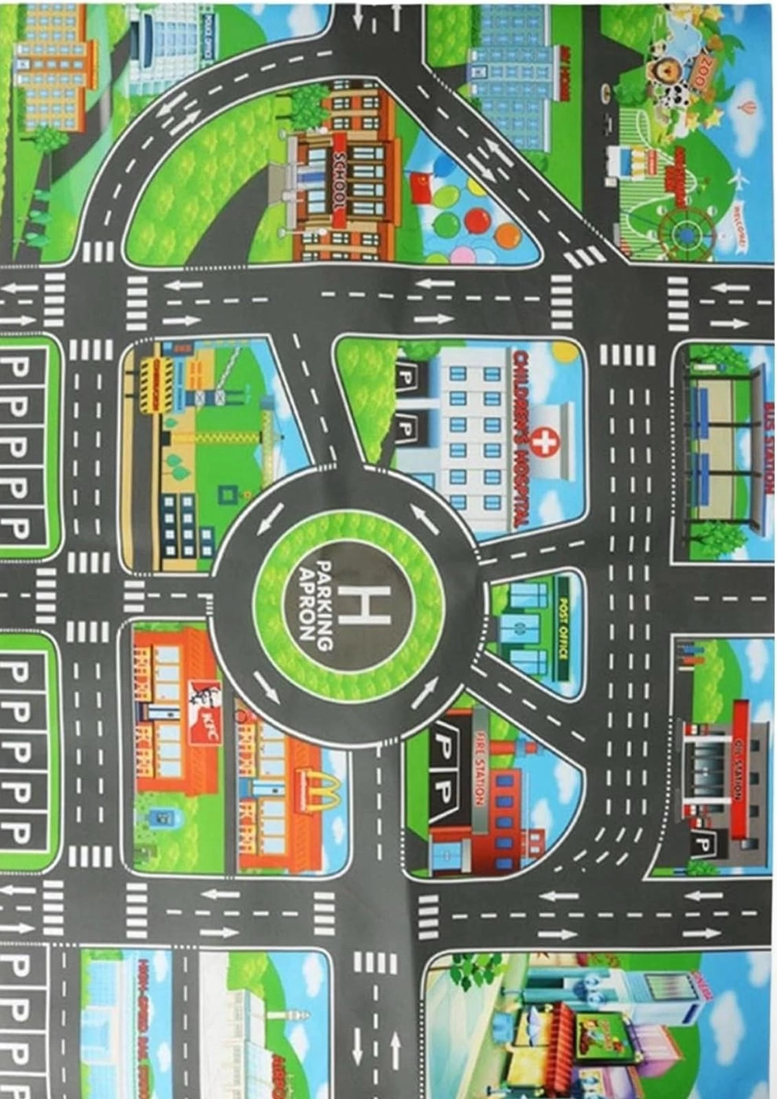 Çocuk Oyun Matı (mutlu Şehir Hayatı) - Görsel 3