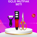 Çok Amaçlı Mutfak Makas Seti – Paslanmaz Çelik ve Ergonomik Tasarım