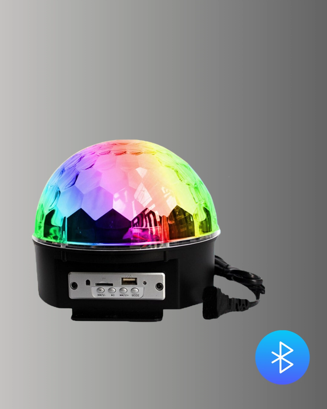 Cok Renkli Led Masaustu Disko Topu Parti Aydinlatma Cihazi 321183793 Sw1080sh1350 700x875 Çok Renkli LED Masaüstü Disko Topu Parti Aydınlatma Cihazı najmaddin.com 7 farklı renk modu ve çok sayıda desen seçeneğiyle bulunduğu ortama enerji katar. Kullanımı son derece basittir; tak çalıştır sistemiyle hızlıca devreye girer. Bluetooth bağlantısı ve uzaktan kumanda kontrolü