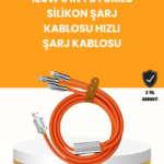 Çoklu Cihaz Dostu 120 W Hızlı Şarj Kablosu – Tek Kablo ile Her Cihaz Elinizin Altında