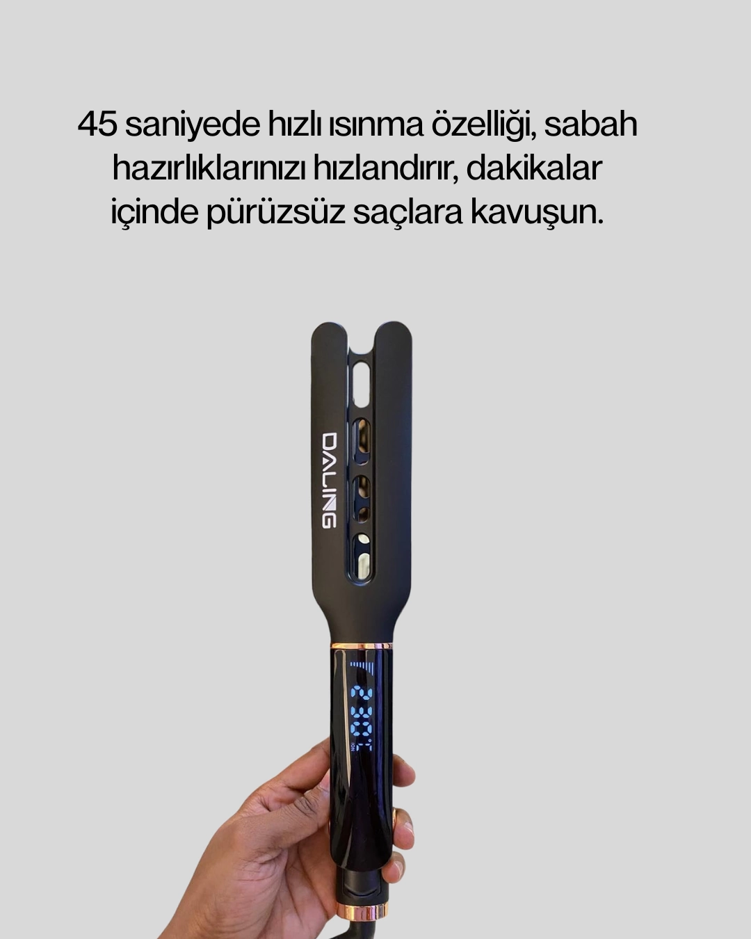 Daling Profesyonel Sac Duzlestirici Seramik Yuzey Tum Sac Tipleri Icin 292551647 Sw1080sh1350 700x875 Daling Profesyonel Saç Düzleştirici Seramik Yüzey Tüm Saç Tipleri İçin najmaddin.com Profesyonel kuaför kalitesinde saç şekillendirme imkanı sunan bu düzleştirici