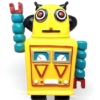 Decotown Nostaljik Sevimli Uzaylı Robot Şeklinde Figür Biblo