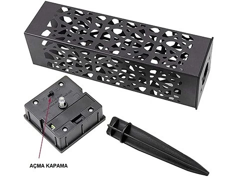 Dekoratif Solar Güneş Enerjili Bahçe Aydınlatması Yürüyüş Yolu Seti ( 8 Adet ) - Görsel 3