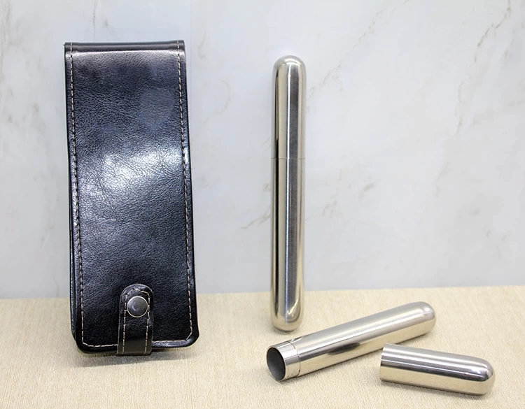 Deri Kılıflı İkili Paslanmaz Çelik Tüpü Alk3890