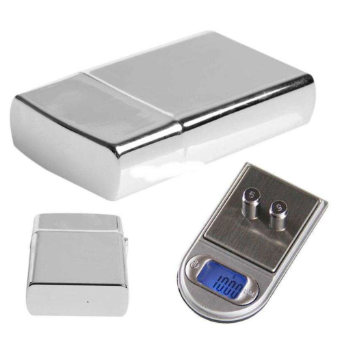 Zippo Çakmak Şeklinde Kutulu Hassas Dijital Terazi (200gr-0.01)