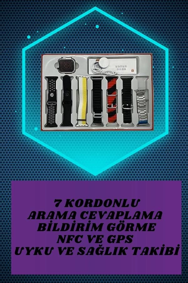 Dijital Gostergeli Kulaklik Ve 7 Kordonlu Akilli Saat Android Ve Ios Uyumlu Uyku Taki50209171 Sw600sh900 Dijital Göstergeli Kulaklık ve 7 Kordonlu Akıllı Saat Android ve İOS Uyumlu Uyku Takibi Sesli Görüşme najmaddin.com 2.09 inç HD IPS ekranıyla üstün bir görüntü deneyimi sunarak net ve canlı bir kullanım sağlar. Bildirimlerinizi takip edebilir