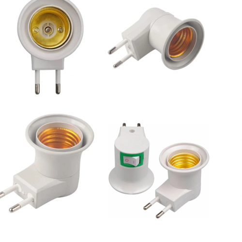 Duylu Fiş E27 Duylu Ampul Takılan Fiş Priz Anahtarlı Duy Priz