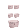 Düzenleyici Kutu Organizer Cırtlı Saklama Hurç Maxi Boy 30cm X 40cm X 50cm (5 Adet)