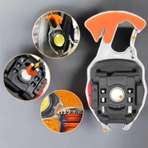 El Feneri Acil Işık Seti Tornavida Düdük Kapak Açma Kamp Lambası