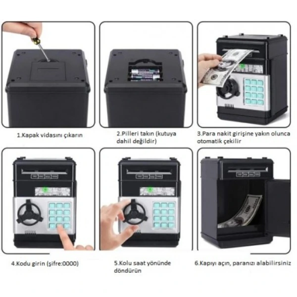 Elektronik Sifreli Kasa Otomatik Atm Kumbara 493029167 Sw600sh600 Elektronik Şifreli Kasa Otomatik Atm Kumbara najmaddin.com Elektronik Şifreli Kasa Otomatik Atm Kumbara - Görsel 4