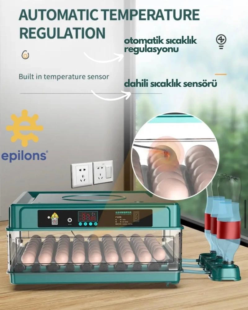 Epo-130my Kuluçka Makinesi | 130 Yumurtalık