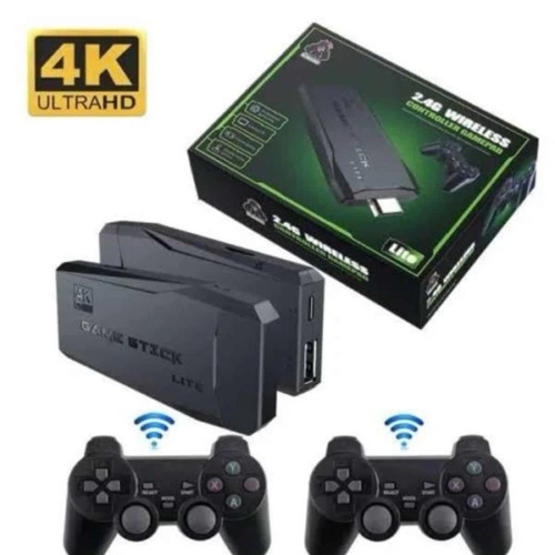 Game Stick El Atarisi 2.4g Kablosuz Çift Kol Oyunlar 4k Game Stick 3500 Oyunlu Atari Uyumlu