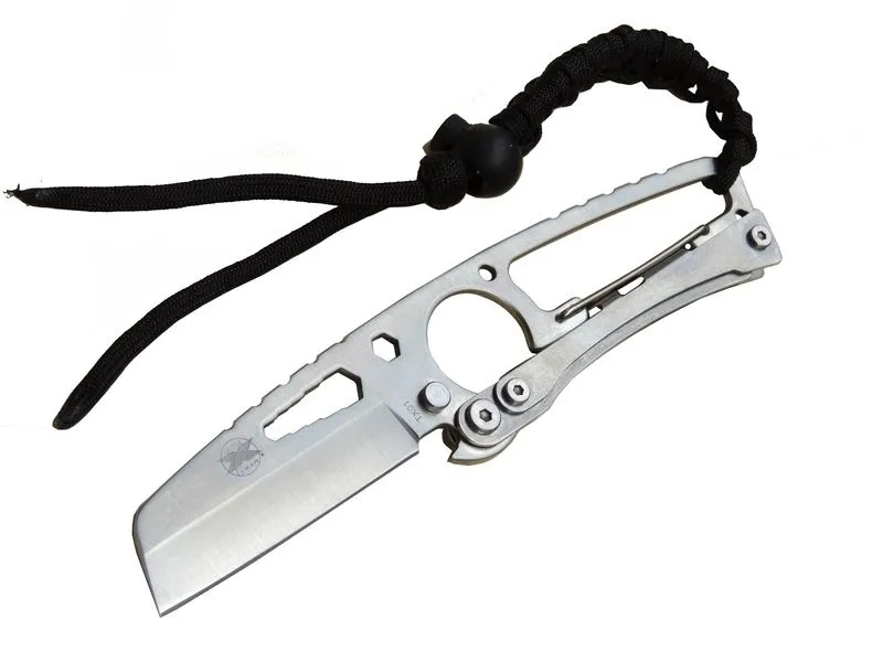 Gear Hit Cutter Tx01 Outdoor Kamp Bıçağı Metal 19 Cm - İpli Sap