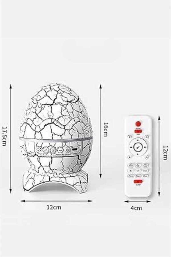 Gece Lambasi Yumurta Isik Speaker Yeni Nesil Dinozor Yumurtasi Gorunumlu 349965827 Sw600sh900 Gece Lambası Yumurta Işık Speaker Yeni Nesil Dinozor Yumurtası Görünümlü najmaddin.com kişisel tercihlere göre özelleştirilebilen harika bir ışık deneyimi sunuyor. Dönen projektör sayesinde 7 farklı sis türü oluşturulabilir ve aynı zamanda lazerle yansıyan nefes kesici kayan yıldızlar ile uzay temalı bir atmosfer yaratabilirsiniz. Ürünün uzaktan kumandası