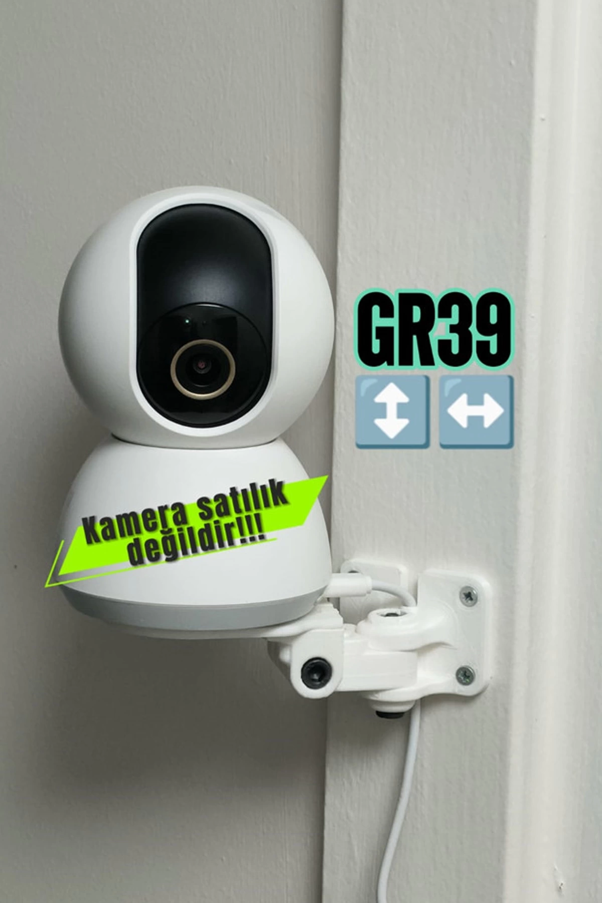 Gr39 Mi 360° Home Güvenlik Kamerası Hareketli Duvar Montaj Aparatı