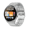 GT3 Max Elegant Smart Watch GT3 Max Elegant Erkek Akıllı Saat Deri-Metal-Silikon 3 Kordonlu