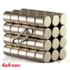 4x4 Mm Epilons N35 Nikel Kaplamalı Neodyum Mıknatıs- Yüksek Çekim Gücü