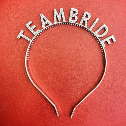 Gümüş Renk Team Bride Taç – Gelin Ve Nedime Tacı