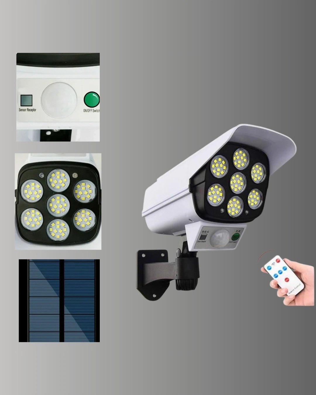 Gunes Enerjili Led Lamba Guvenlik Kamerasi Gorunumlu 5 8 M Hareket Algilamali Beyaz Isik 229441158 Sw1080sh1350 700x875 Güneş Enerjili LED Lamba + Güvenlik Kamerası Görünümlü– 5-8 m Hareket Algılamalı, Beyaz Işık najmaddin.com Beyaz Işık
