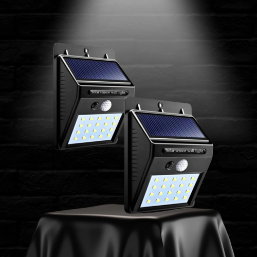 Güneş Enerjili Sensörlü Duvar Lambası Bahçe Lamba Suya Dayanıklı Bahçe Aydınlatma