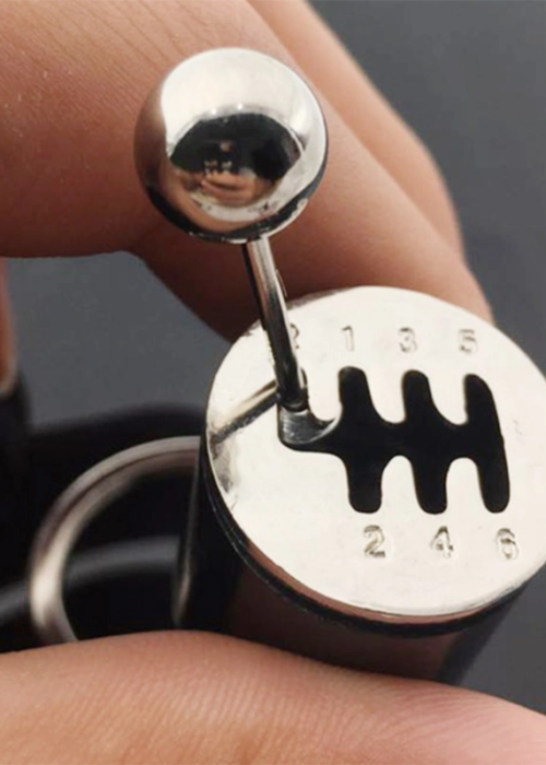 Hareketli Vites Kutusu Anahtarlık