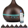 Hava Nemlendirici 7 Led Işıklı Aromatik Oda Kokusu 550 Ml Kahve Aroma Difüzörü Buhar Makinası