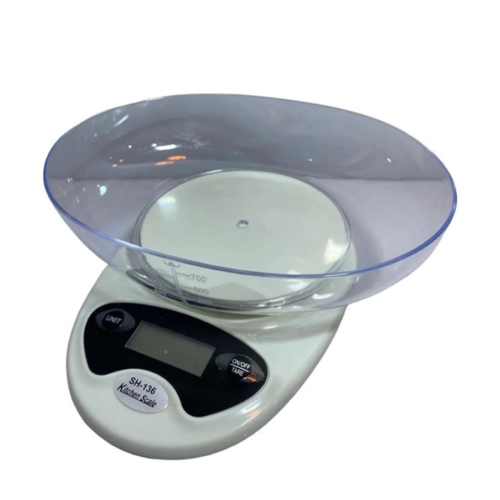 Hazneli Mutfak Terazisi SH-136 - 5 Kg Hassas Dijital Tartı